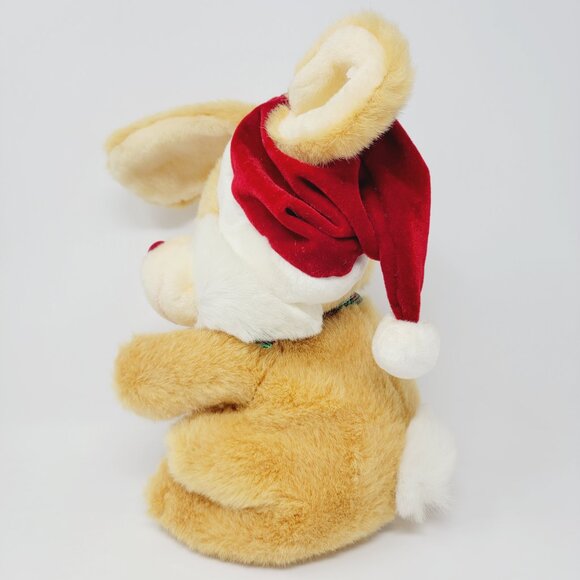 Ashton Racks Christmas Bunny Plush – 12" Mama & Baby Bunny in Stocking - Picture 3 of 6
